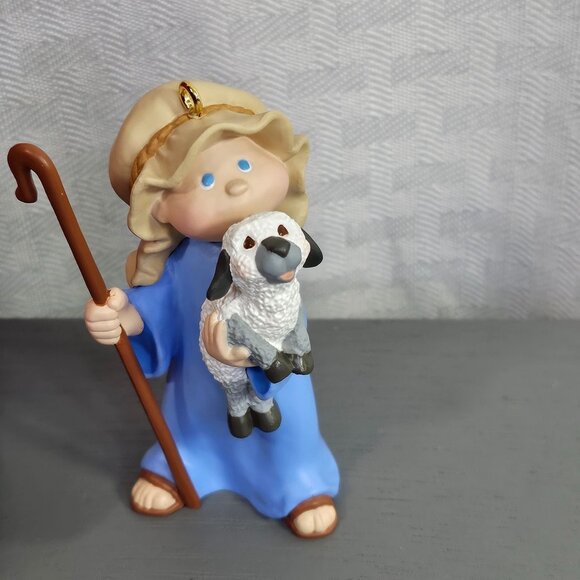 Vintage Hallmark Keepsake Ornament Miniature The Christmas Pageant Watchful Shep - Picture 7 of 8